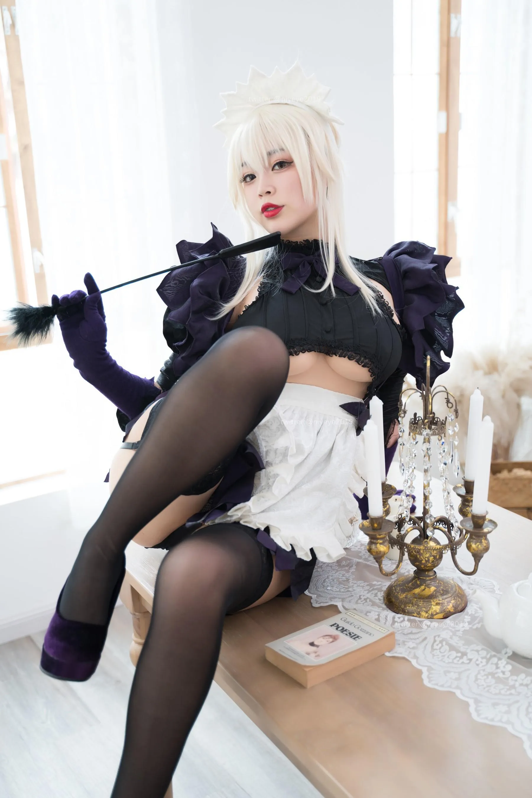 白烨 – NO.53 黑枪呆女仆 [51P]插图9